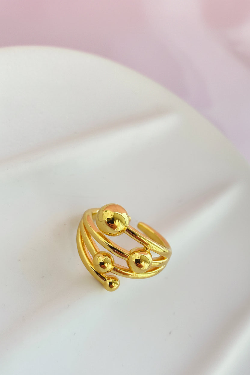 ✨ Anillo Constelación Dorada