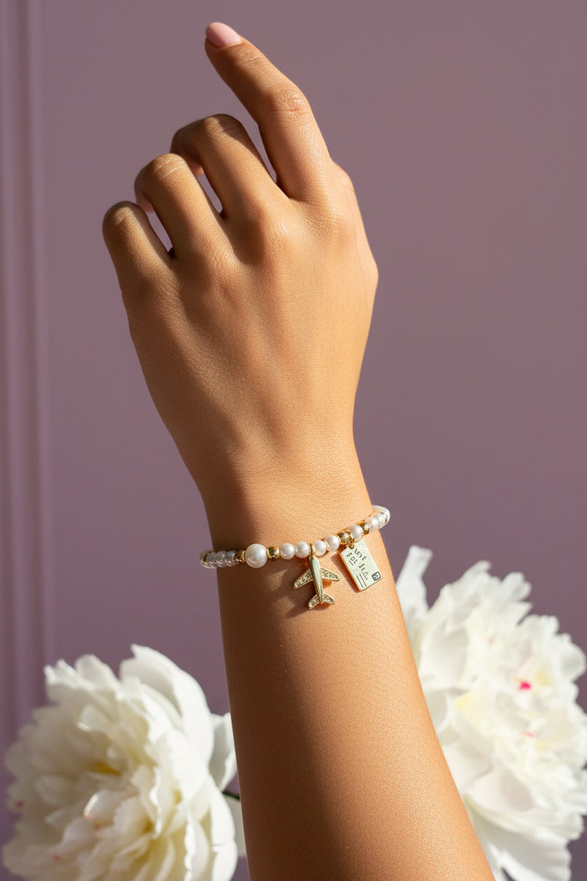 ✈️ Pulsera Destino de Perlas