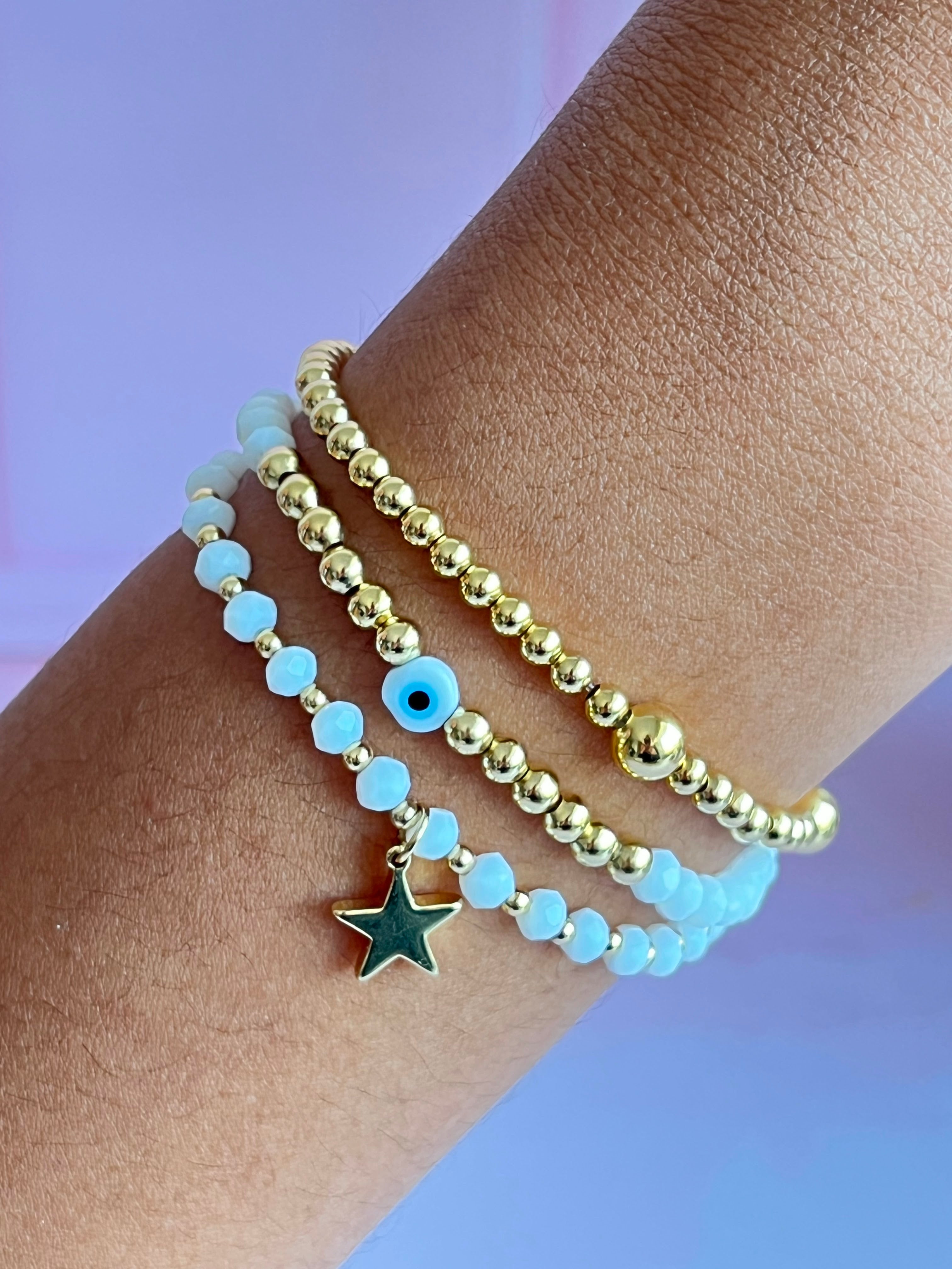 Set de pulseras "LUZ PERLA"