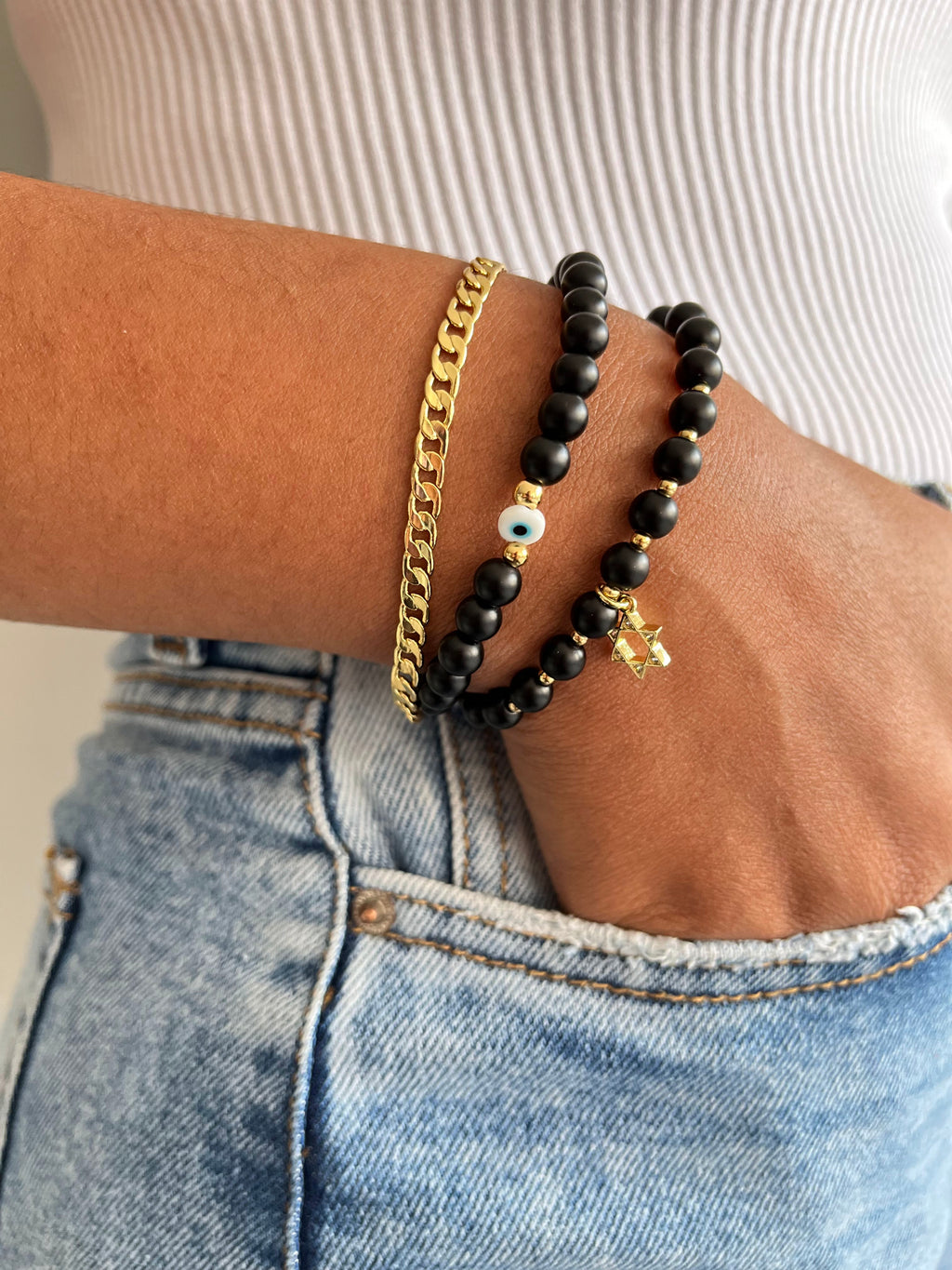 Set de pulseras "Aura de ONIX"